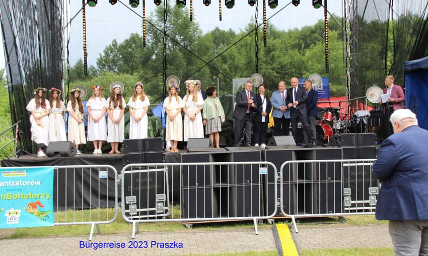 Bürgerreise 2023 Bühne