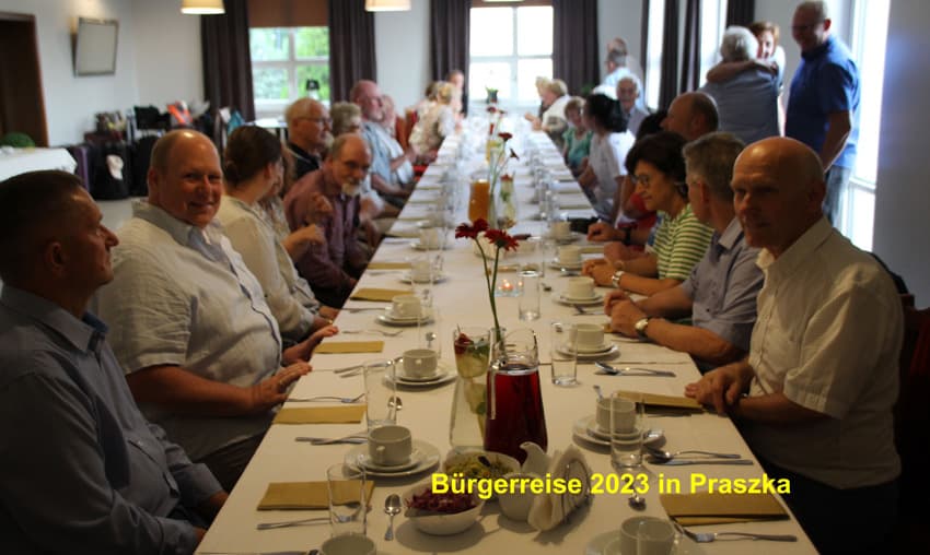 Bürgerreise 2023 Praszka 20 jähriges Jubiläum