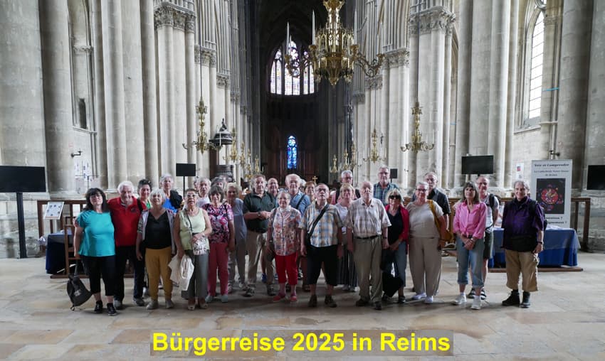Bürgerreise 2025 in der Kathedrale Reims
