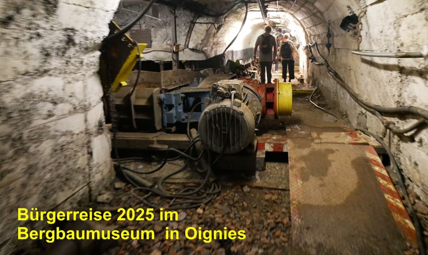 Bürgerreise 2025 Oignies in der Mine