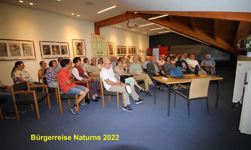 Naturns 2022 Empfang