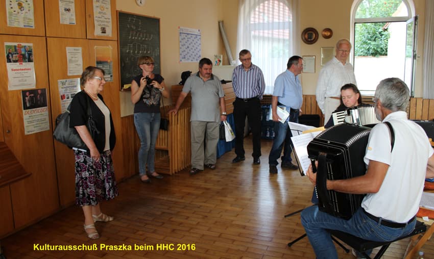 Kulturausschuß aus Praszka 2016 beim HHC